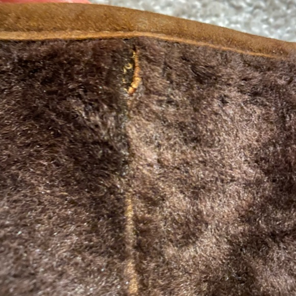 Ralph Lauren brown leather-lined vest. Size large. Made in Italy - Picture 14 of 16